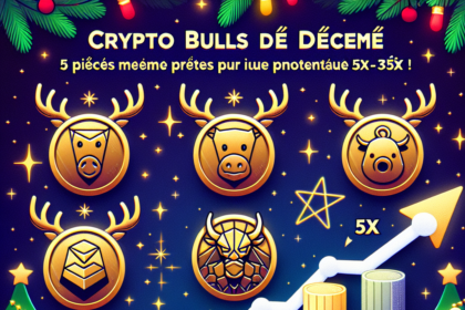 Crypto Bulls de décembre : 5 pièces Meme prêtes pour une vague de Noël avec un potentiel 5x-35x !